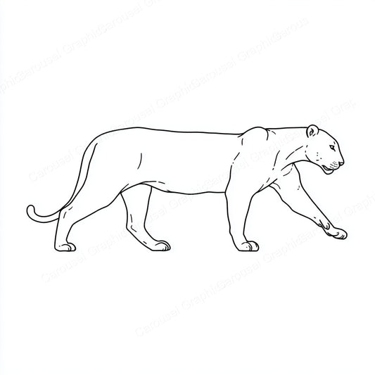 Panther Vector Graphic preview