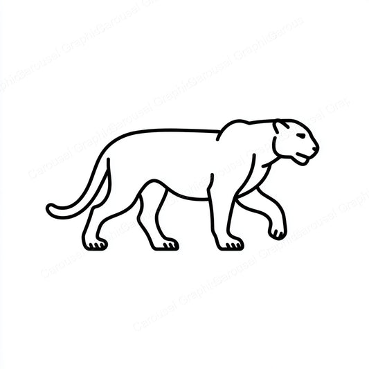 Panther Vector Graphic preview