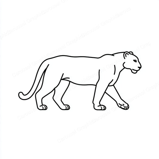 Panther Vector Graphic preview