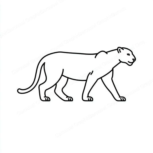 Panther Vector Graphic preview