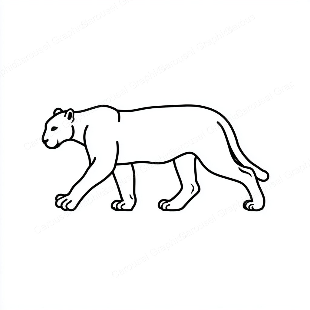 Panther Vector Graphic preview