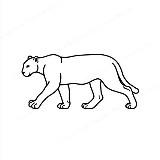 Panther Vector Graphic preview