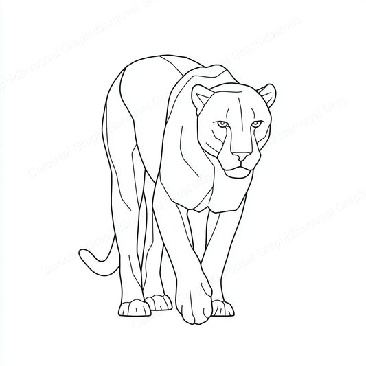 Panther Vector Graphic preview