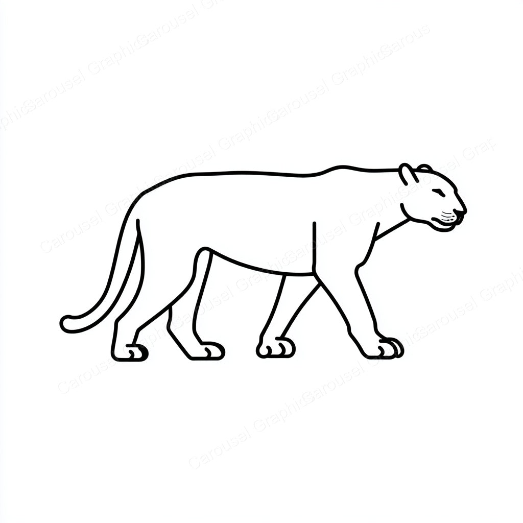 Panther Vector Graphic preview