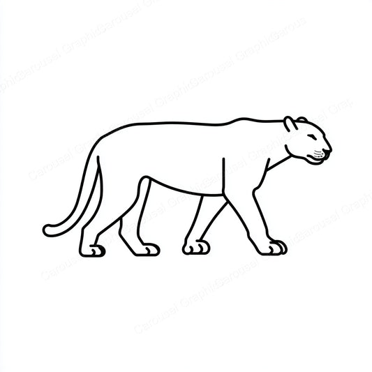 Panther Vector Graphic preview