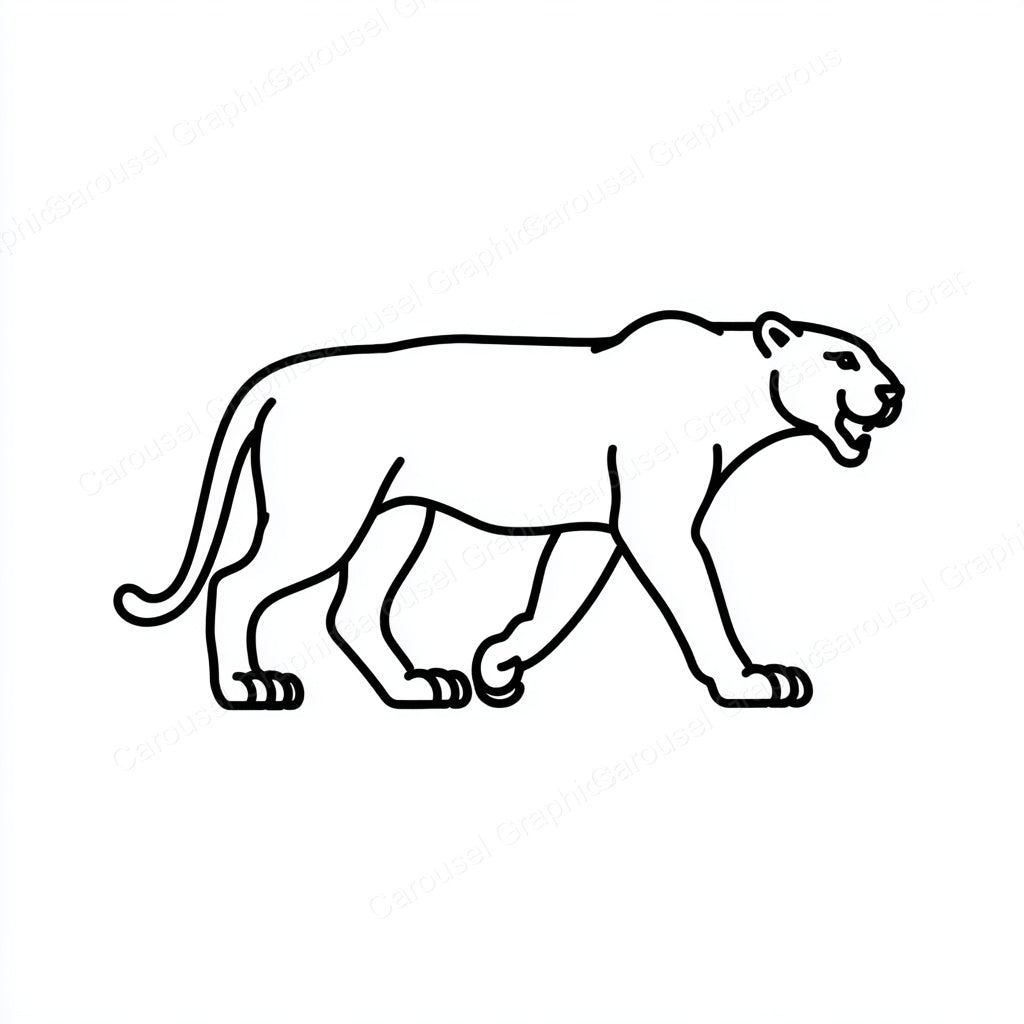 Panther Vector Graphic preview