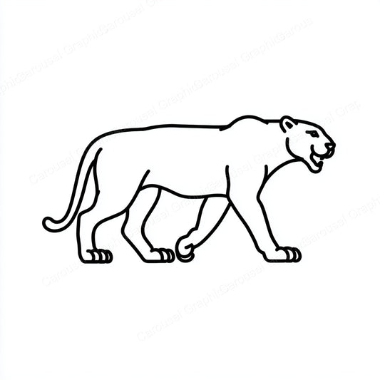 Panther Vector Graphic preview