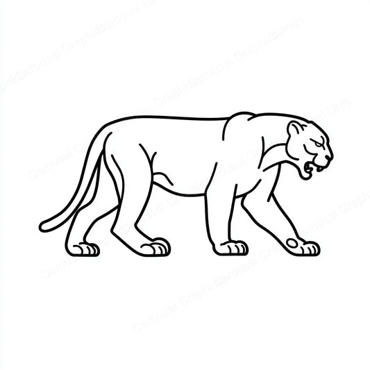 Panther Vector Graphic preview