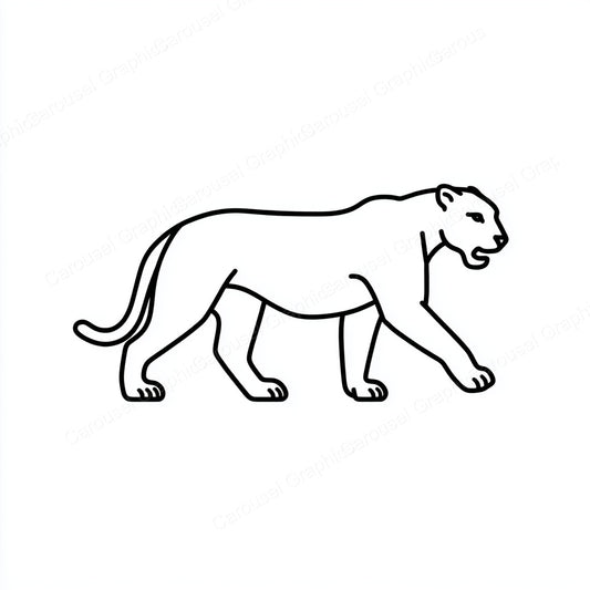 Panther Vector Graphic preview