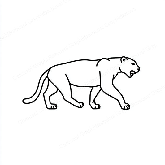 Panther Vector Graphic preview