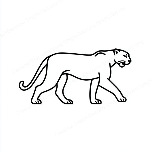 Panther Vector Graphic preview