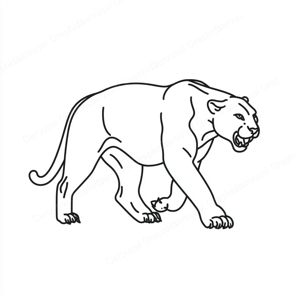 Panther Vector Graphic preview