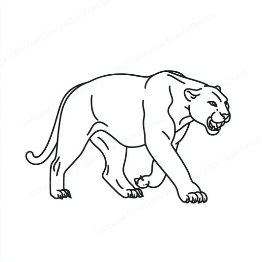 Panther Vector Graphic preview