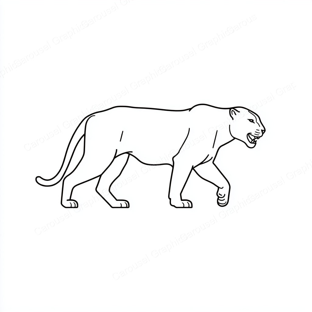 Panther Vector Graphic preview