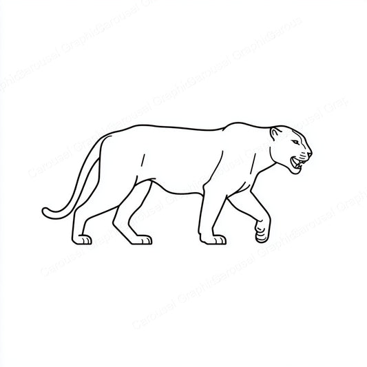 Panther Vector Graphic preview
