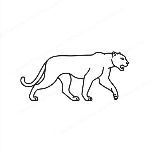 Panther Vector Graphic preview