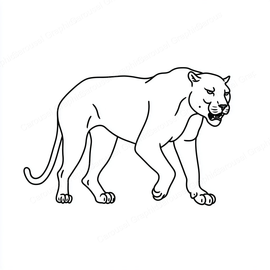 Panther Vector Graphic preview