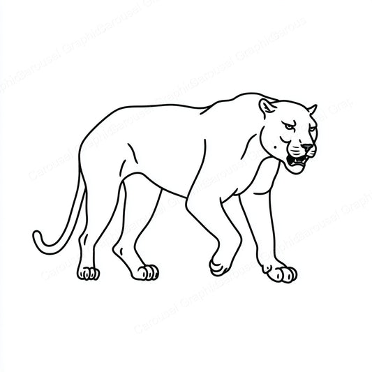 Panther Vector Graphic preview