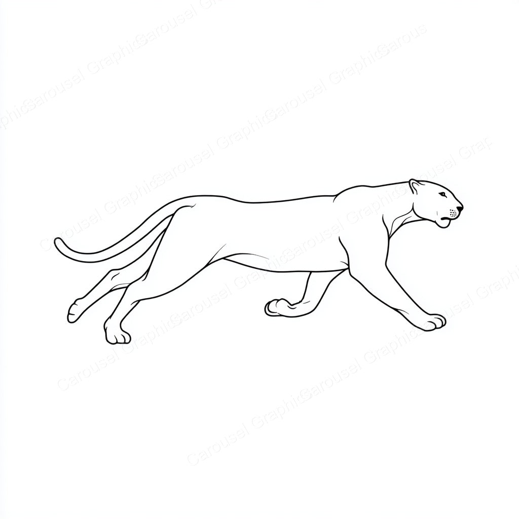 Panther Vector Graphic preview