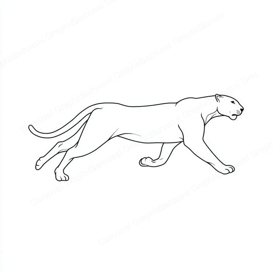 Panther Vector Graphic preview