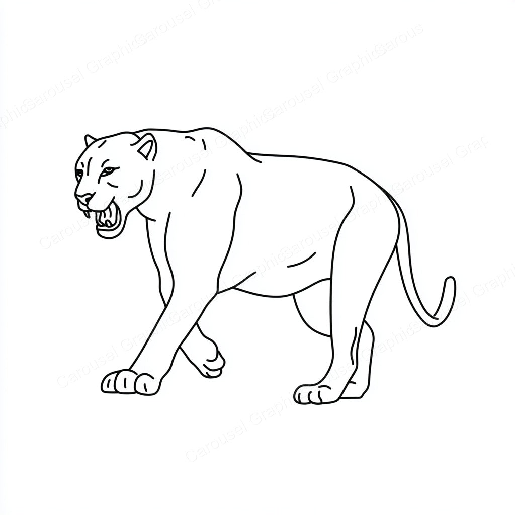 Panther Vector Graphic preview