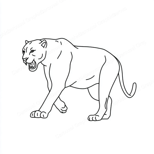 Panther Vector Graphic preview