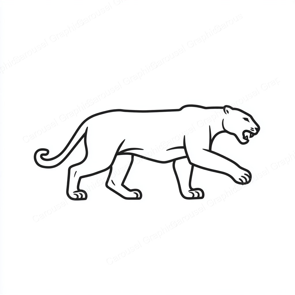 Panther Vector Graphic preview