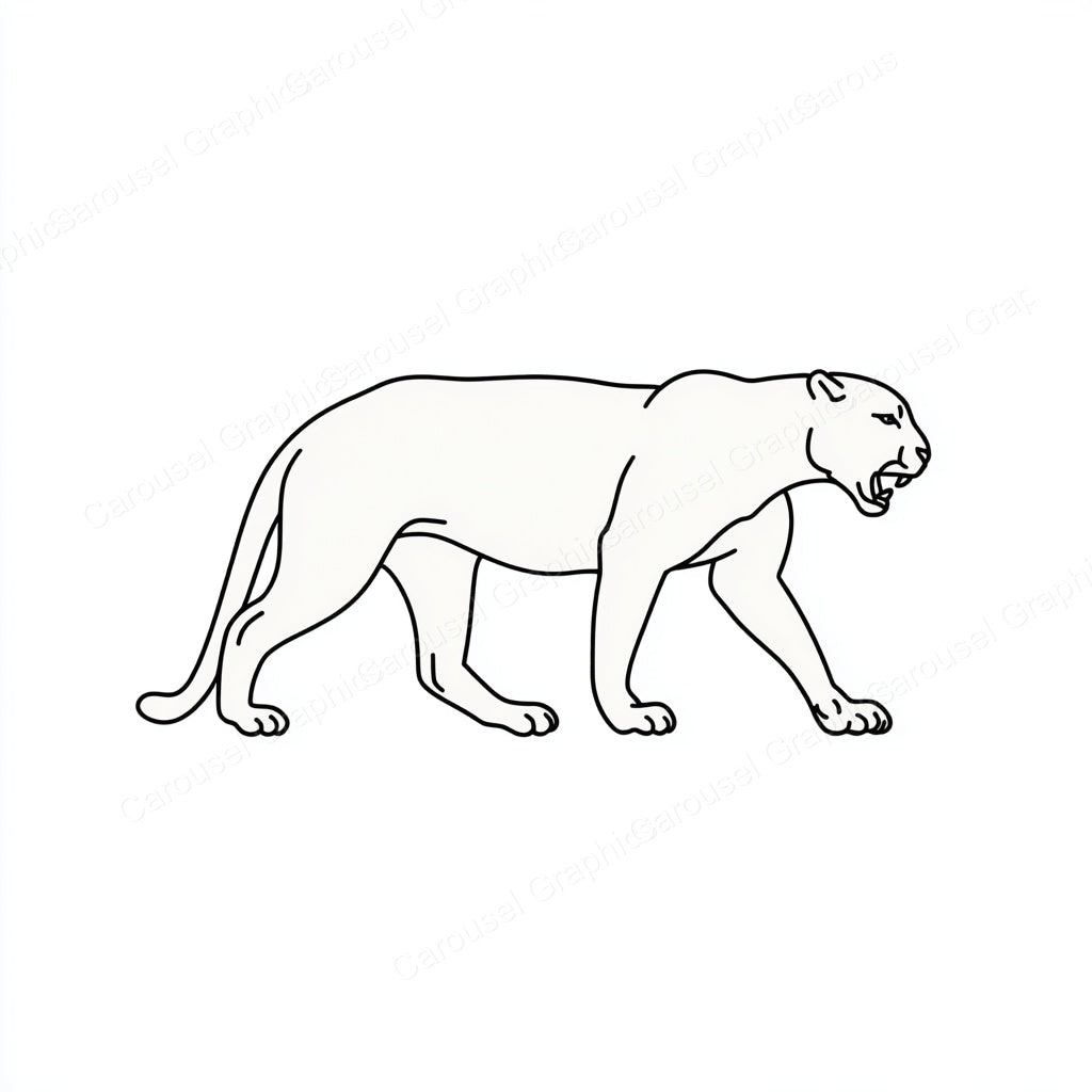 Panther Vector Graphic preview