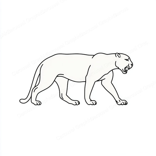 Panther Vector Graphic preview