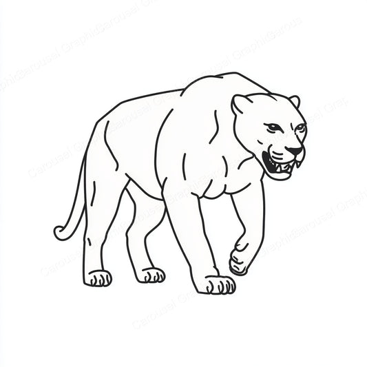 Panther Vector Graphic preview