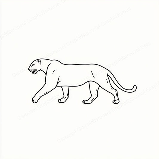 Panther Vector Graphic preview