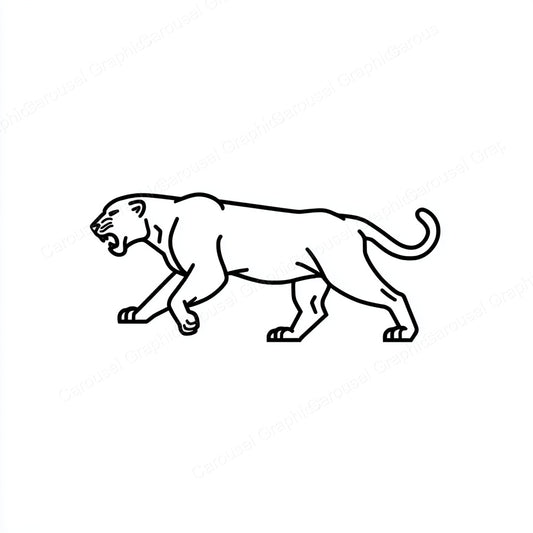 Panther Vector Graphic preview