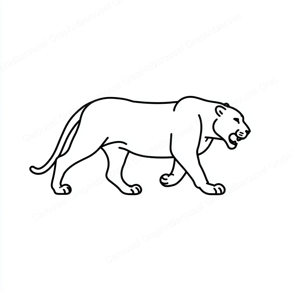 Panther Vector Graphic preview