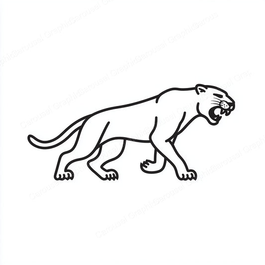 Panther Vector Graphic preview