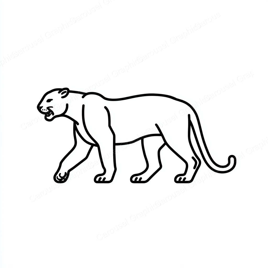 Panther Vector Graphic preview