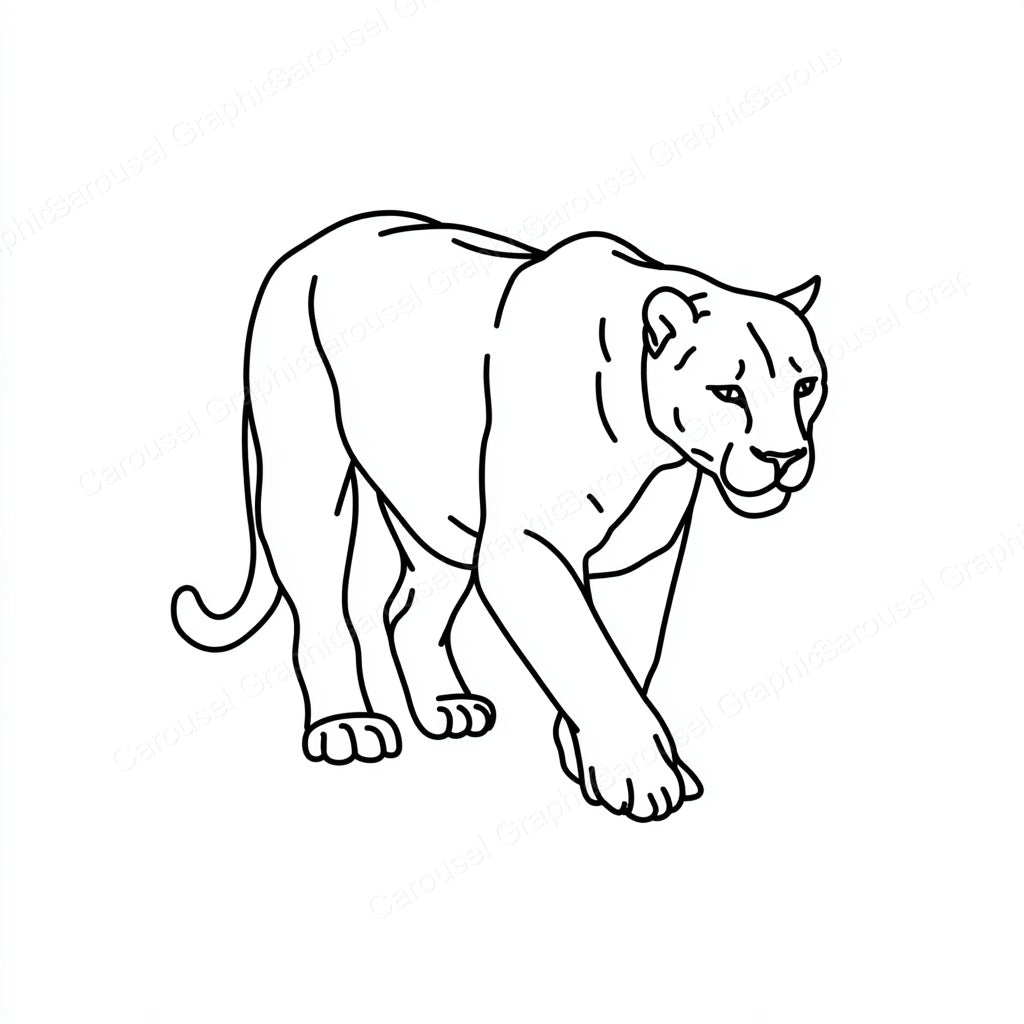 Panther Vector Graphic preview