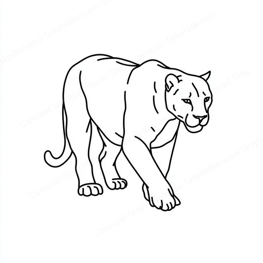 Panther Vector Graphic preview