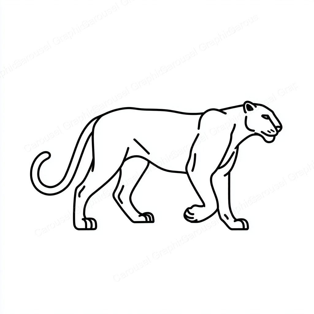 Panther Vector Graphic preview