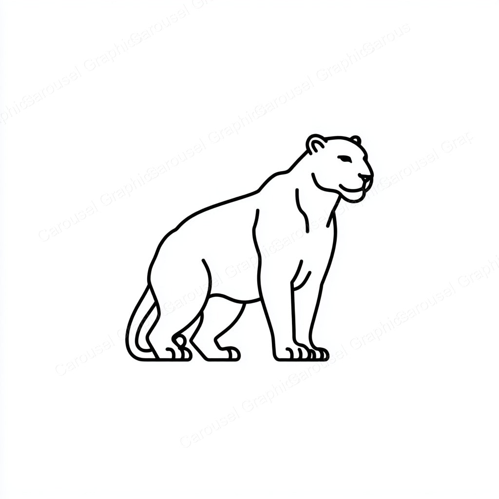 Panther Vector Graphic preview