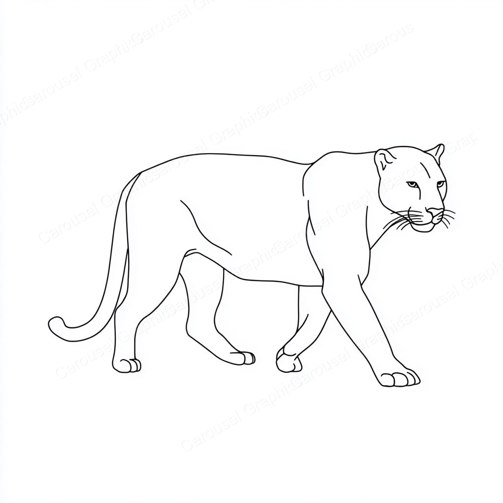Panther Vector Graphic preview