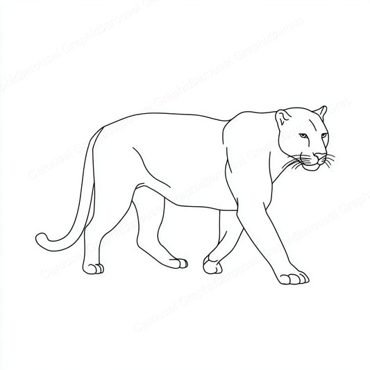 Panther Vector Graphic preview