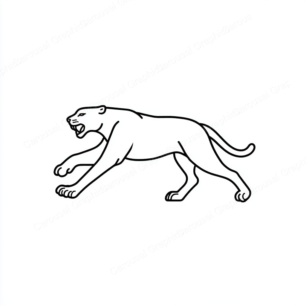 Panther Vector Graphic preview