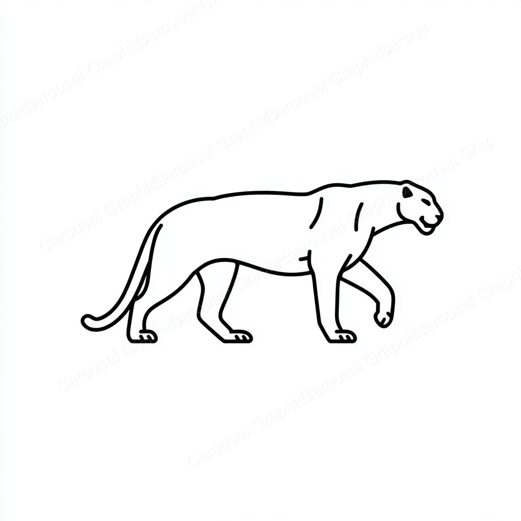 Panther Vector Graphic preview