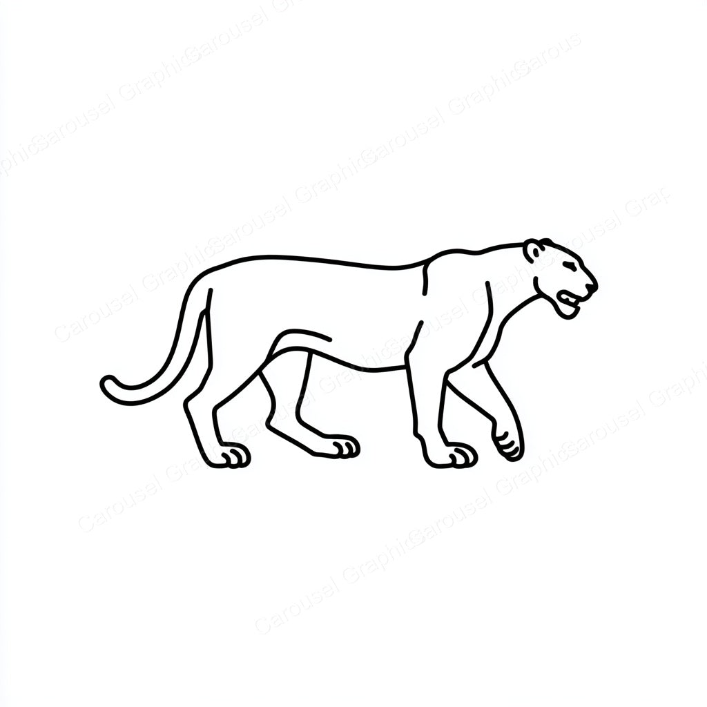 Panther Vector Graphic preview