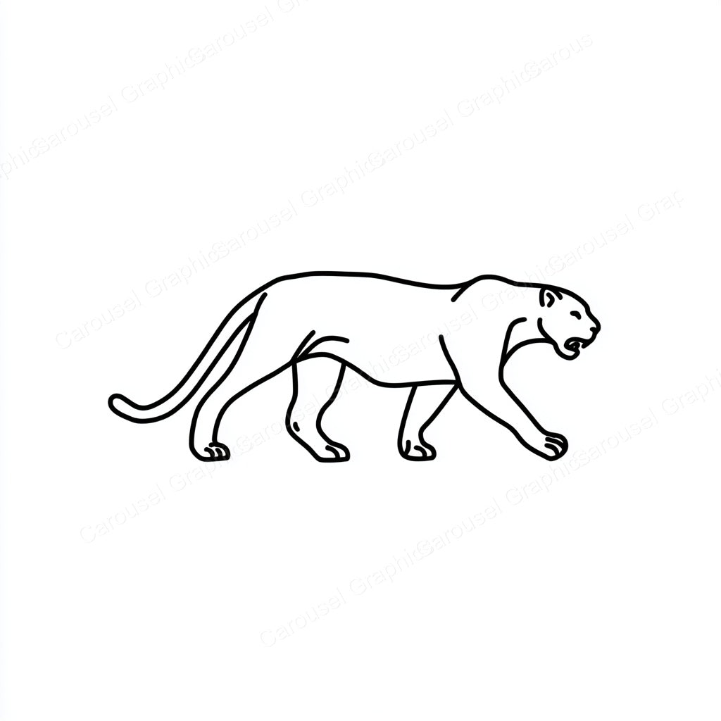 Panther Vector Graphic preview