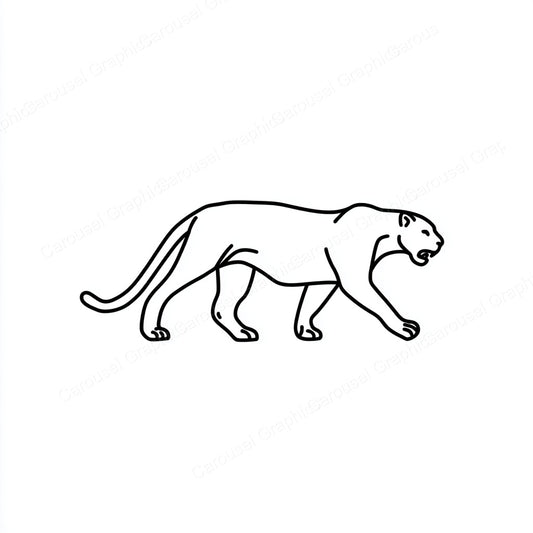 Panther Vector Graphic preview