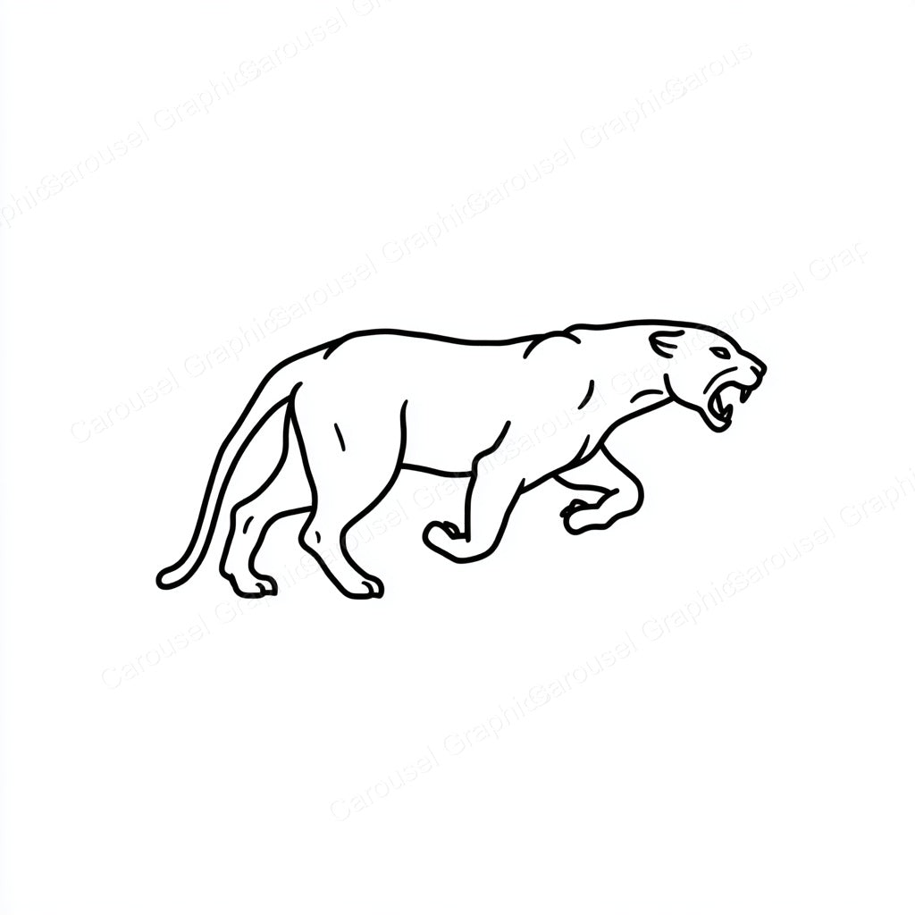 Panther Vector Graphic preview