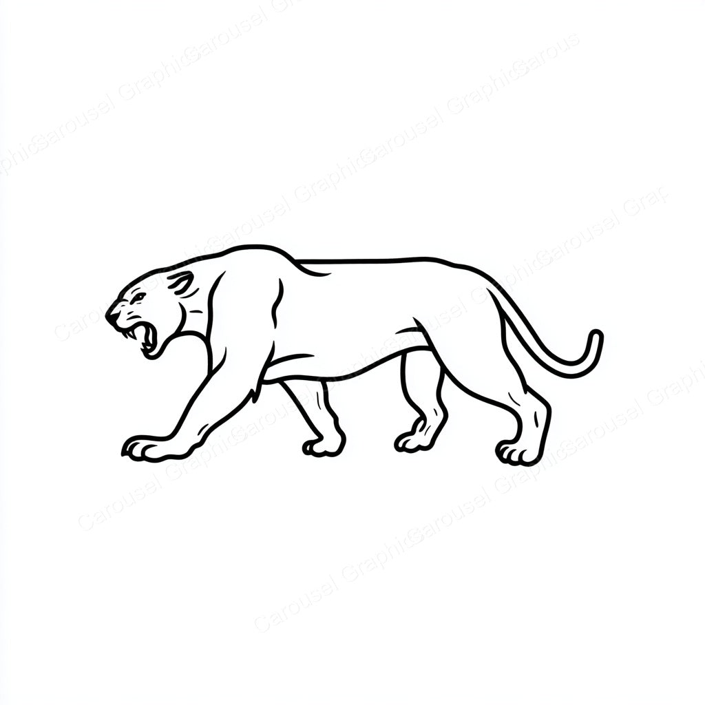 Panther Vector Graphic preview