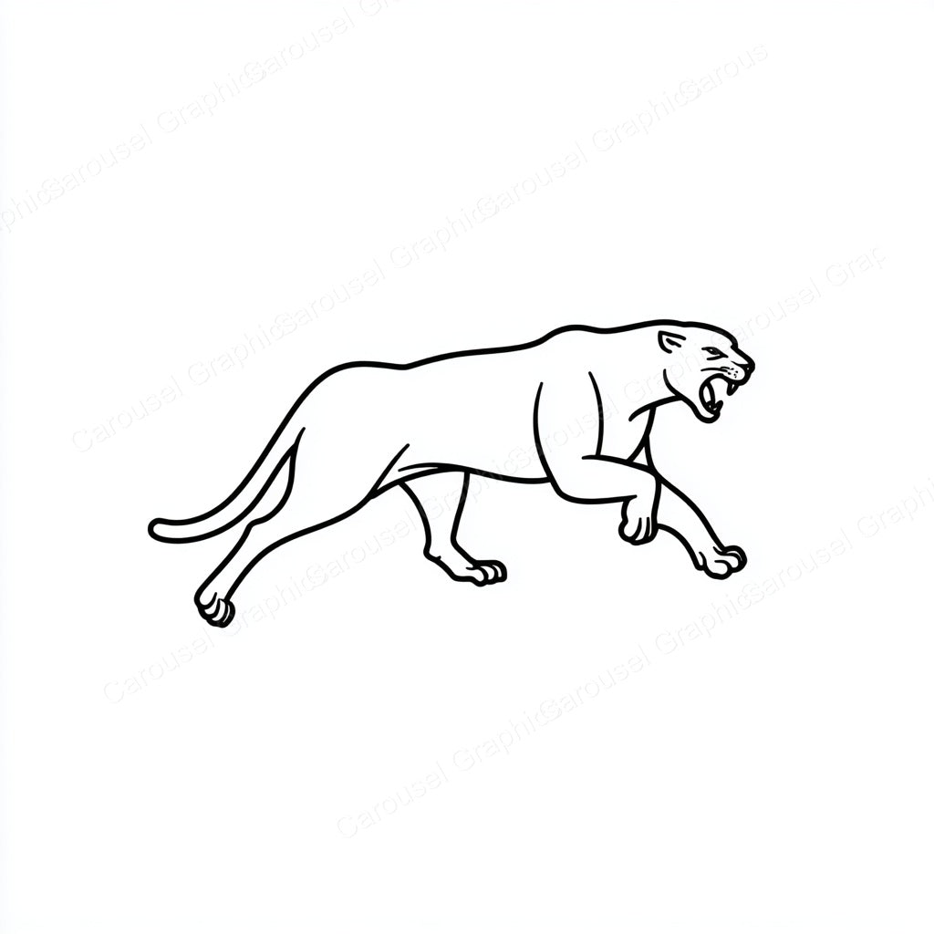 Panther Vector Graphic preview