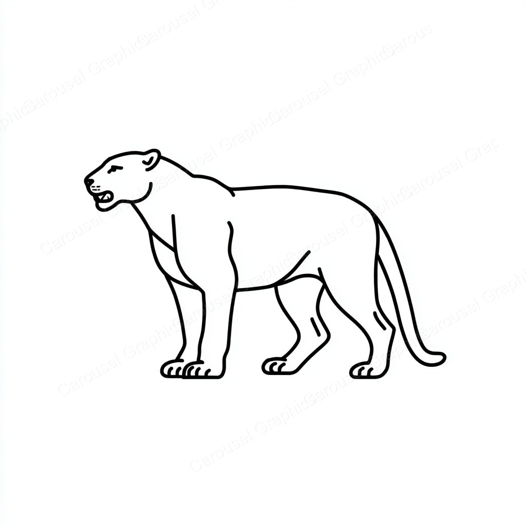 Panther Vector Graphic preview
